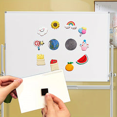 50pcs Square Magnet Stickers Strong Self-adhesive Chalkboard Magnetic Particles