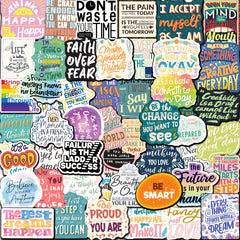 50pcs Inspirational Quote Stickers for Teens and Adults Motivational Planner