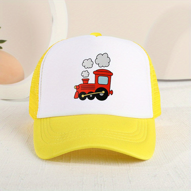 Mesh Stitching Sun Cap for Boys and Girls
