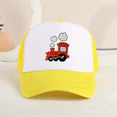 Mesh Stitching Sun Cap for Boys and Girls