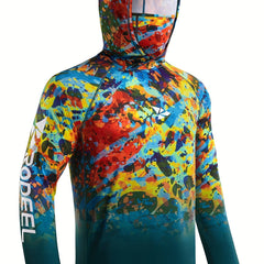 Rodeel Men's Fishing Shirt UPF 50 Sun Protection