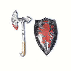 Roman Shield Battle Medieval Retro Weapon Lion Head Cosplay Prop