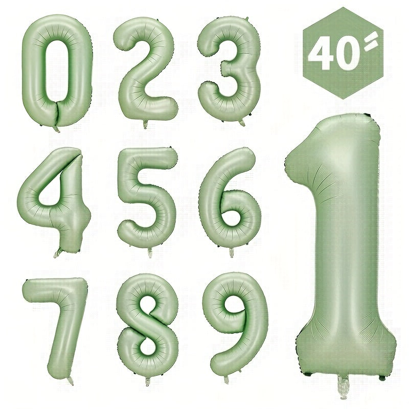 40 Inch Olive Green Aluminum Foil Balloon for Kids Birthday Party