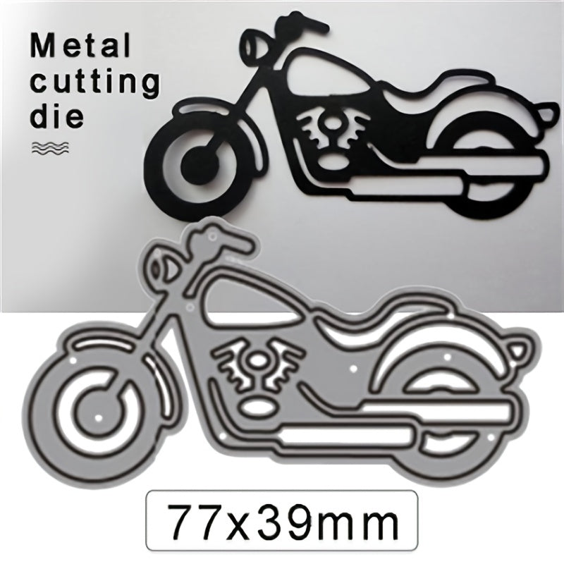 DIY Motorcycle Scrapbook Metal Cutting Die for Card Making Scrapbooking