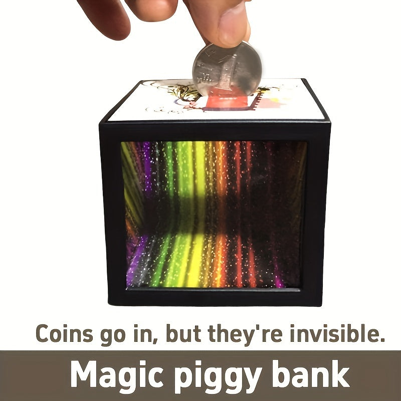 Magic Piggy Bank Disappearing Coin Trick Novelty Toy for Teens and Adults