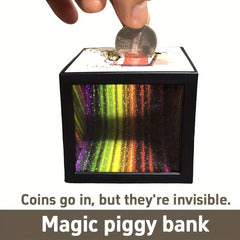 Magic Piggy Bank Disappearing Coin Trick Novelty Toy for Teens and Adults