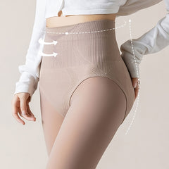 Opaque Slim Tights High Waist Elastic Leggings Women's Stockings