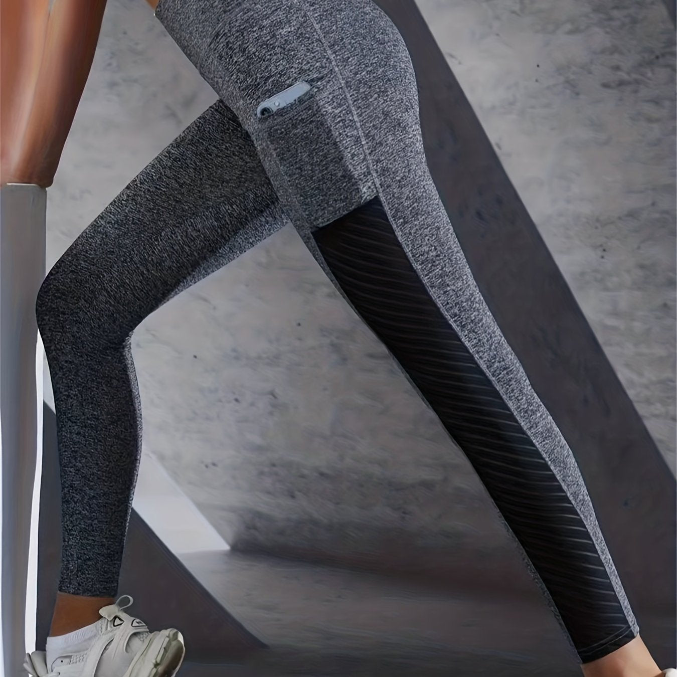 Hip Lifting Yoga Leggings With Pocket Workout Tight Pants