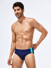 Men's Quick Dry Swim Trunks w/ Side Stripes