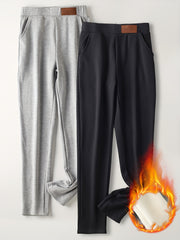 Fleece Lined Yoga Pants Warm Leggings Women's Activewear
