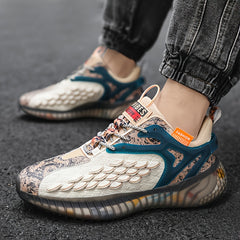 Men's Breathable Mesh Running Shoes Casual Walking Sneakers Comfortable