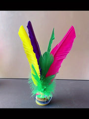Chinese Jian ZI Colorful Feather Shuttlecock for Exercise