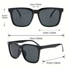 Men's Acrylic Frame Sunglasses UV Protection for Cycling Riding Fishing