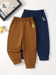 Rocket Print Boys Casual Active Sweatpants
