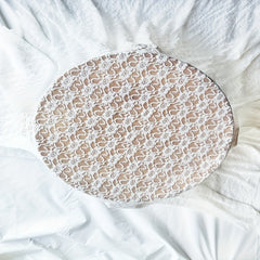 Plum Blossom Daisy Water Soluble Lace Fabric