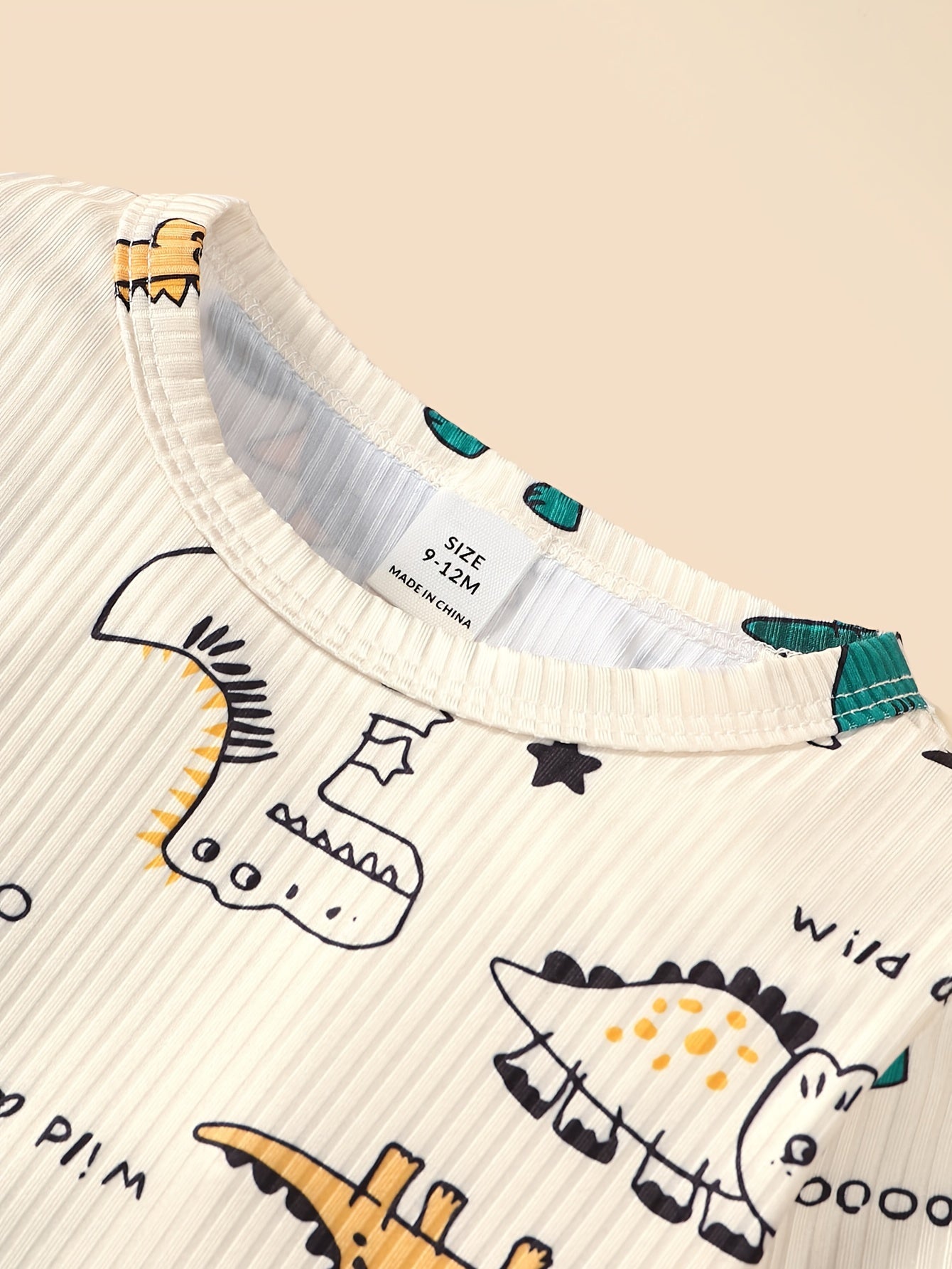 Baby Dinosaur Long Sleeve Top Trousers Loungewear Set