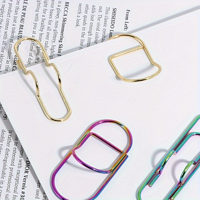Metal Pen Clip Notebook Accessory Easy to Carry Paper Clip Pen Holder