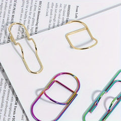 Metal Pen Clip Notebook Accessory Easy to Carry Paper Clip Pen Holder