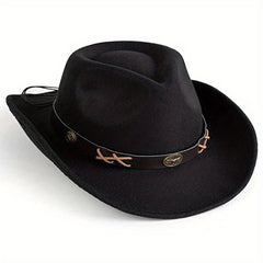 Stylish Unisex Cowboy Hat with UV Protection
