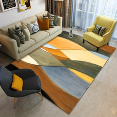 Modern Geometric Area Rug Morandi Non Shedding Floor Carpet Living Room