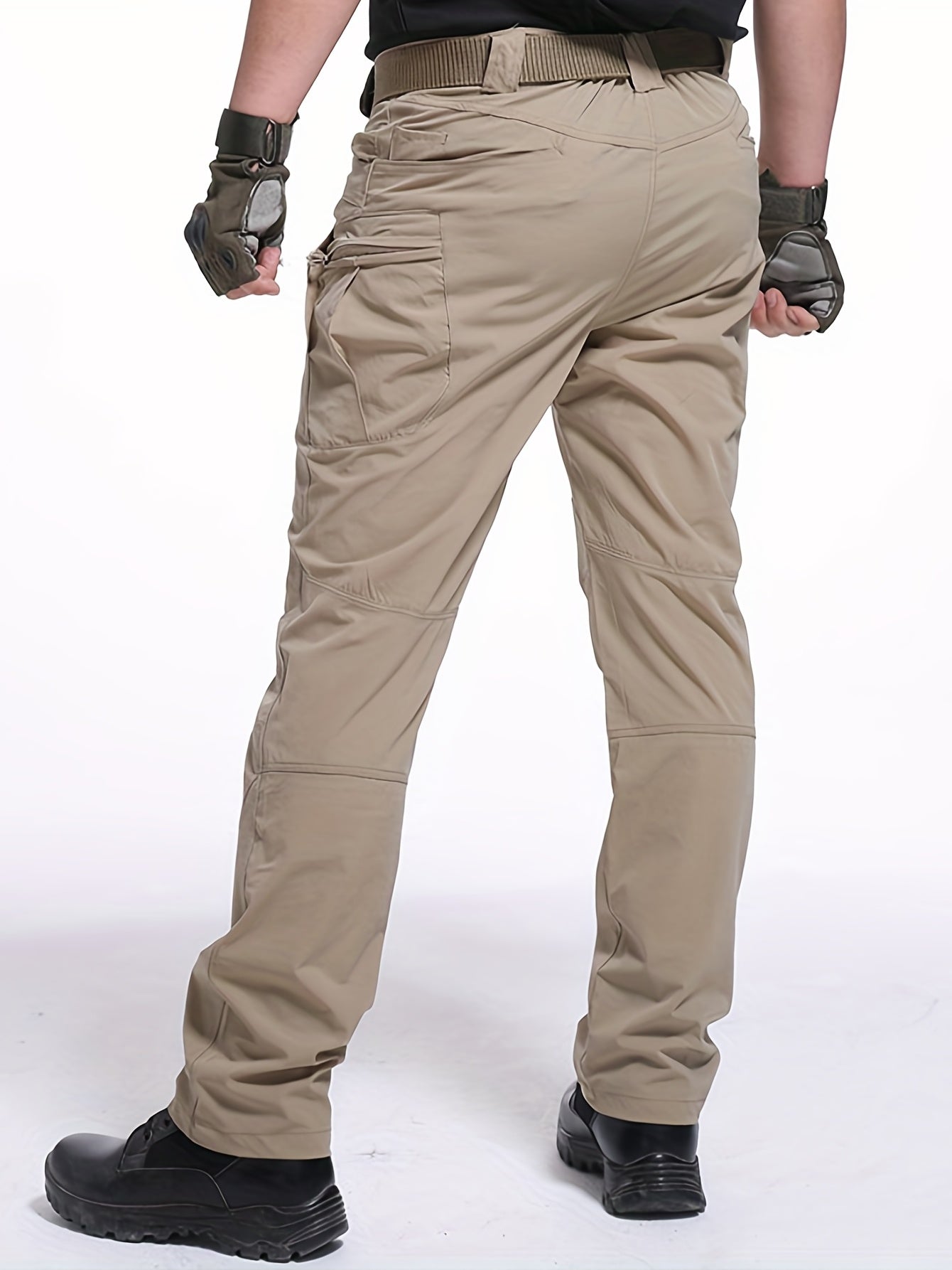 Men's Outdoor Cargo Pants Work Hiking Tactical Jogger Pants