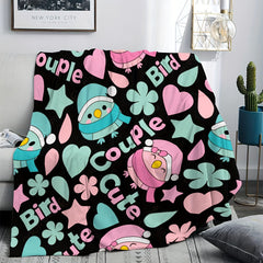 Cartoon Printed Blanket for Home & Outdoor Use