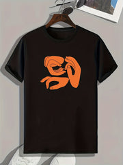 Hands Pattern Print Men's Sports T-shirt for Fitness Activities