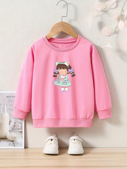 OERYUI Doll Girl Graphic Sweatshirt Kids Gift