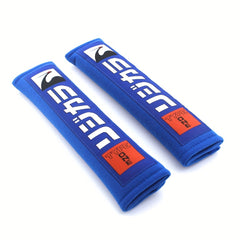 2pcs JDM Cotton SeatBelt Cover Soft Harness Pad Shoulder Pads Red