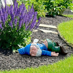 Funny Garden Gnome Resin Statue for Outdoor Indoor Decor