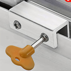 1pc Aluminum Window Lock Stopper Protects Family from Intruders