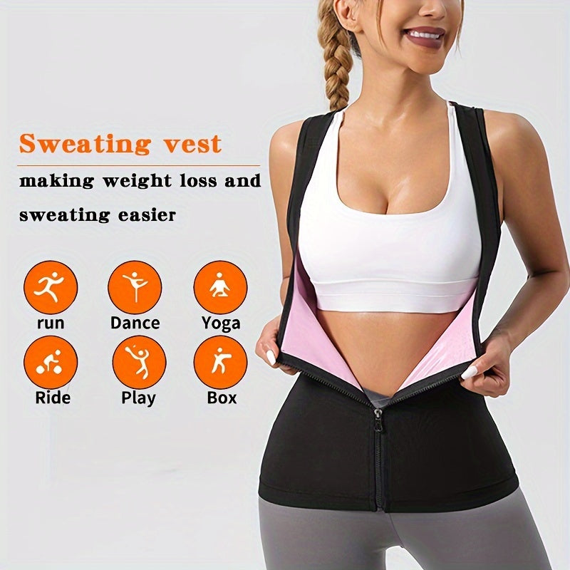 Women's Sports Sweat Vest Yoga Sauna Shapewear Corset Strap
