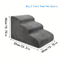Pet Stairs 3 4 5 Steps Dog Stairs Ramps For Bed Non Slip Pet Steps