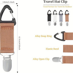 Outdoor Straw Hat Clip Bag Clip for Gloves Storage