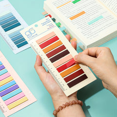 200 Assorted Translucent Sticky Notes Index
