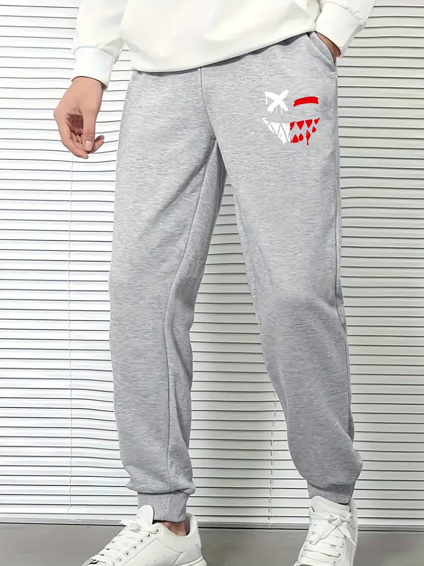 SMILE Men's Drawstring Sweatpants with Pocket