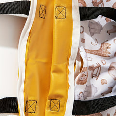 Large Capacity Waterproof Diaper Bag Reusable Wet Bag with Two Zippers