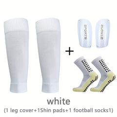 Breathable Training Leg Sleeves Leg Guards Non slip Silicone Football Socks Set