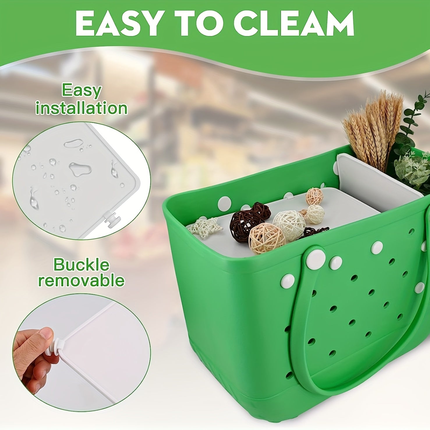 Mopujot Divider Tray For Bogg Bag - Outdoor Beach Bag Organize Board