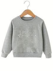 Heart Cat Claws Graphic Sweatshirt for Girls