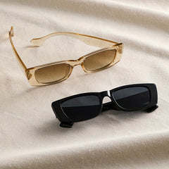 Y2K Rectangle Sunglasses Punk Anti Glare Glasses UV400