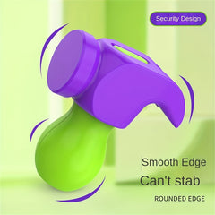 Portable 3D Radish Hammer Decompression Toy for Parent-child Interaction