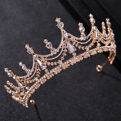 Rhinestone Princess Tiara Crystal Headbands Wedding Party