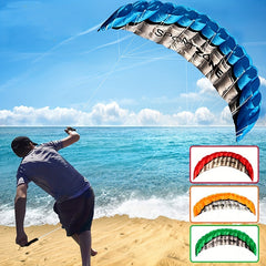 2.5m Parafoil Kite with Line Handle - Stunt Kite for Sports Beach