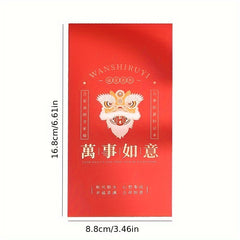 6pcs Awakening Lion Wedding Gift Red Packet