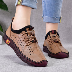 Women's Casual Lace Up Oxfords Low Top Sneakers