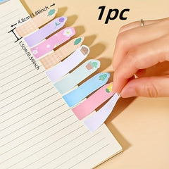 1pc Cartoon Animal Line Stand Sticky Notes Index Notes Stationery
