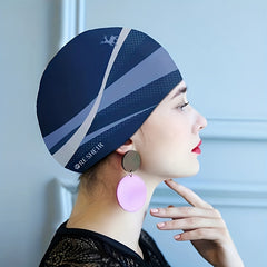 Women's Waterproof Silicone Swimming Cap for Long Hair
