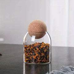 Coffee Bean Sealed Storage Jar with Cork Plug