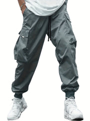 Classic Cargo Pants Men's Drawstring Loose Joggers